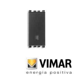 Deviatore 1P 16A Illuminabile Grigio
